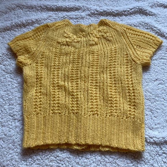 Vintage Lucky Brand Short Sleeve Sweater - Picture 5 of 6